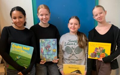 Vorlesestunde in der Evangelischen Kindertagesstätte Pestalozzi in Langensteinbach